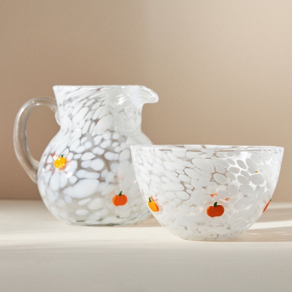 Pumpkin Set Pitcher & Serving Bowl‎